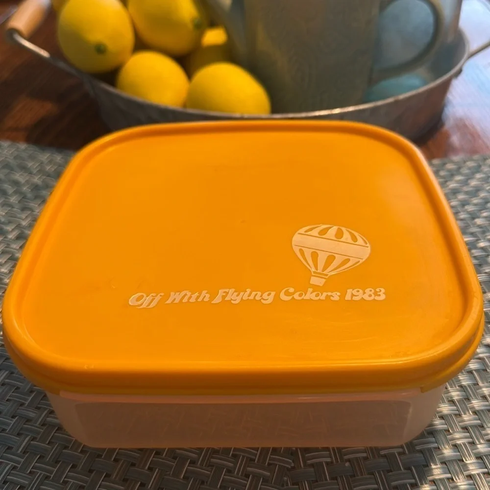 Vintage Tupperware Modular Mate 1. “Off With flying colors 1983”